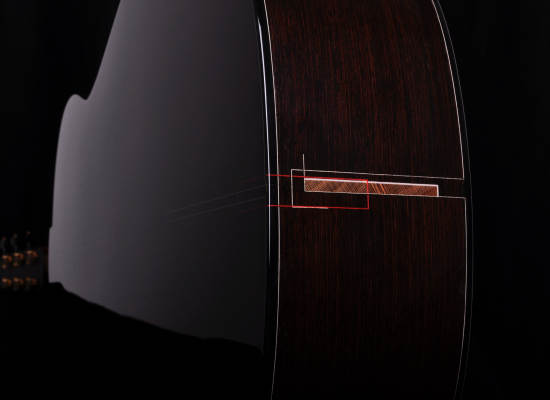 Custom End Graft on Swiss Moon Spruce/ Wenge MD-C